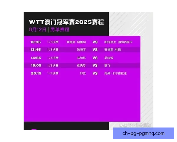 精彩赛程汇总及相关信息
